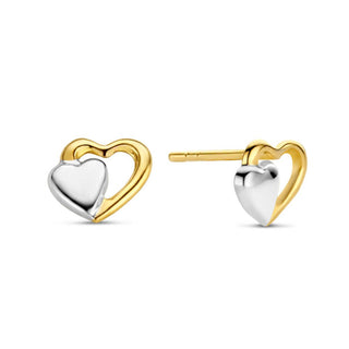 Doppelherz Ohrstecker