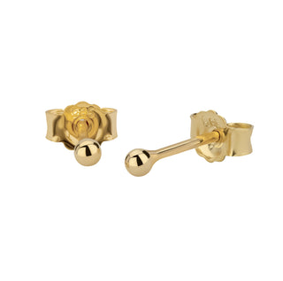 Kugel Ohrstecker 2mm