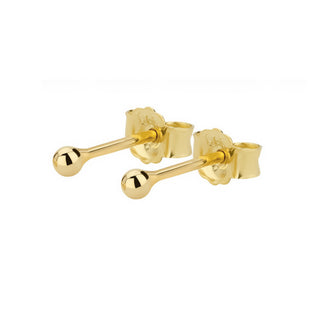 Kugel Ohrstecker 2mm
